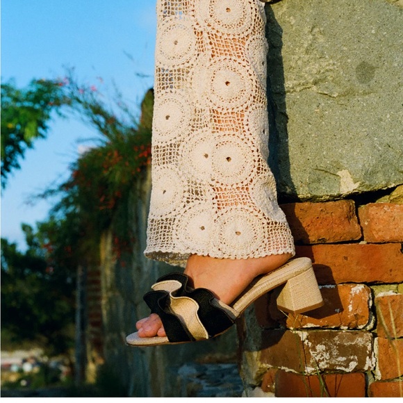 LARROUDÉ
Raffia
Brigitte Ruffle Mule In Beige and Black
$315
Women size 11 - Picture 5 of 17